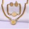 Buy cheap Rooster Pattern Stainless Steel Jewelry Set French Style Vintage Rhinestone Jewelry from wholesalers
