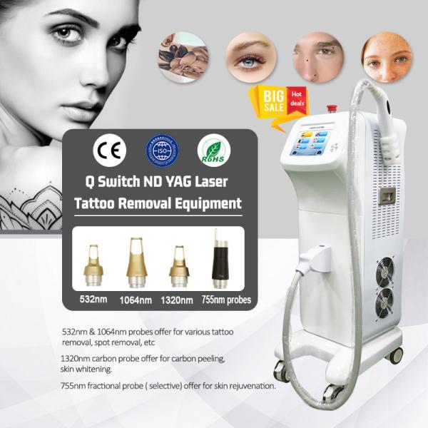 Buy cheap 12ns Q Switched Nd Yag Laser 1064 Nm Tattoo Removal Machine from wholesalers