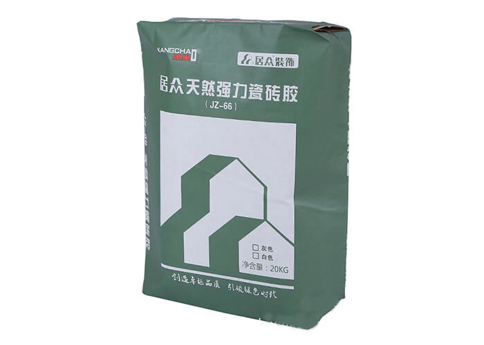 1 To 5 Layers Block Bottom Valve Bag / 25kg Cement Kraft Paper Sack With Valve