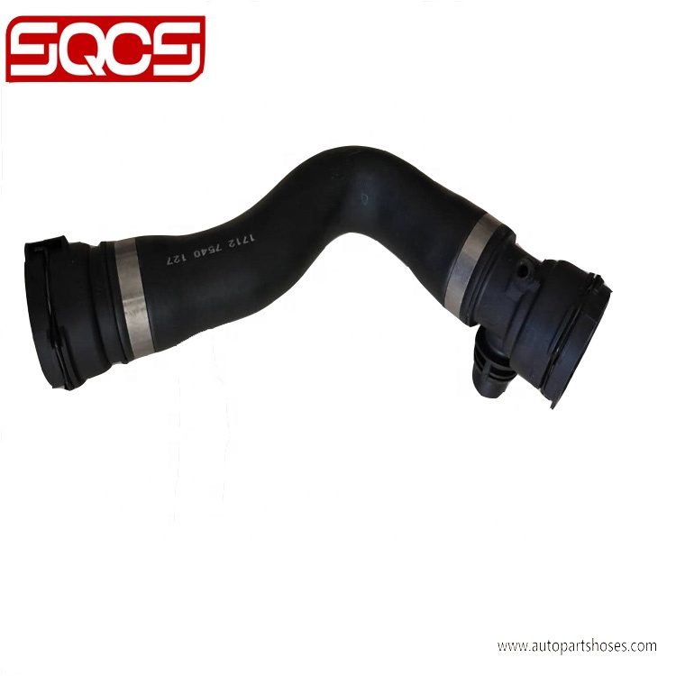 Car Fitment ISO/TS16949 Upper Water Coolant Hose For BMW Engine Cooling System OE 17127540127 By SQCS Auto Parts
