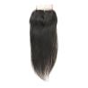 Buy cheap Smooth Long Human Hair Lace Closure / Silk Base Closure Weave Double Weft from wholesalers