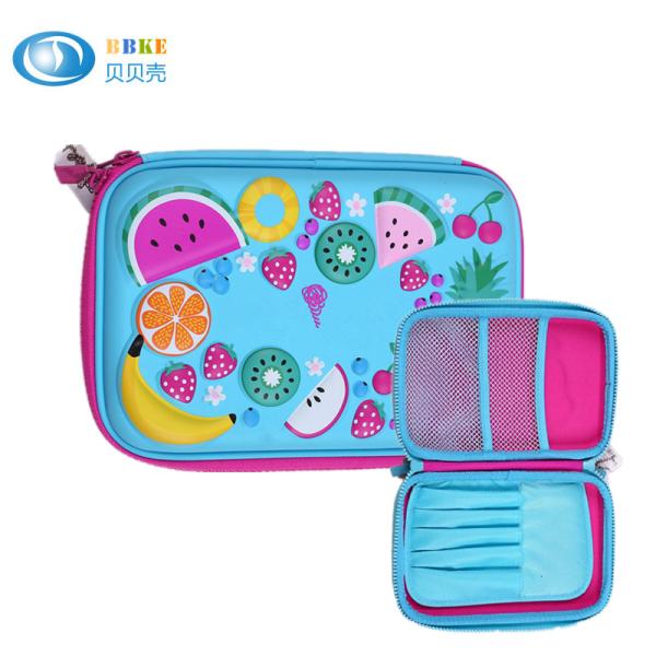 Buy cheap Colorful Printing EVA Pencil Case , Hard Shell Pencil Case Large Capacity from wholesalers