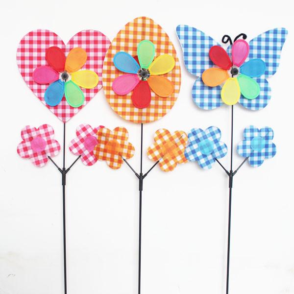 Buy cheap Spring seasonal windmill yard stake heart egg butterfly from wholesalers
