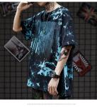 120-250gsm Summer Unisex Oversized T Shirt Tie Dye Short Sleeve Men′S Hip Hop
