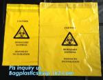 self seal adhesive biohazard waste bags clinical resealable hazardous removal