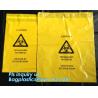 Buy cheap Adhensive tape bag, self seal bagsYellow/red/black biohazard infectious/medical waste bag/liner with drawcord/drawstring from wholesalers