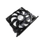BMW 5 Series F18 2011-2019 600W Black Radiator Cooling Fan OE 17418642162