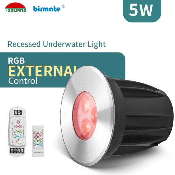 Buy cheap IK10 RGB Underwater Led Pond Lights SS316L DC24V 130LM Recessed from wholesalers
