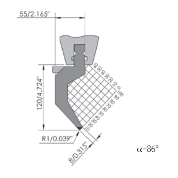 Buy cheap Metallic Press Brake Punch And Die HRC48-HRC52 Press Brake Tooling from wholesalers