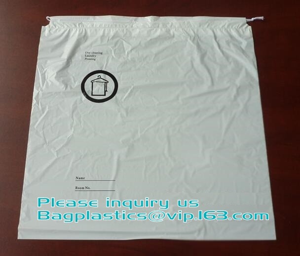 Biodegradable Christmas deco drawstring candy storage bag, oxford red christmas stocking candy bag packing bagplastics