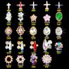 Buy cheap NEW Arrival 10*5*MM God 3D Clear Bow Nail Charm-You Will Get 1 Nail Charm from China jewelry factory from wholesalers