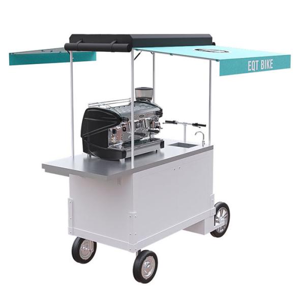 Buy cheap Mobile Coffee Bike Cart High Carbon Steel Frame With Strong Load Bearing Capacity from wholesalers