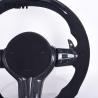 Buy cheap Black Alcantara Genuine BMW Carbon Fiber Steering Wheel With LED Lights from wholesalers