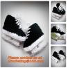 Buy cheap Baby Shoes Infants Crochet Knit Fleece Boots Toddler Girl Boy Wool Snow Crib Shoes Winter Booties from wholesalers