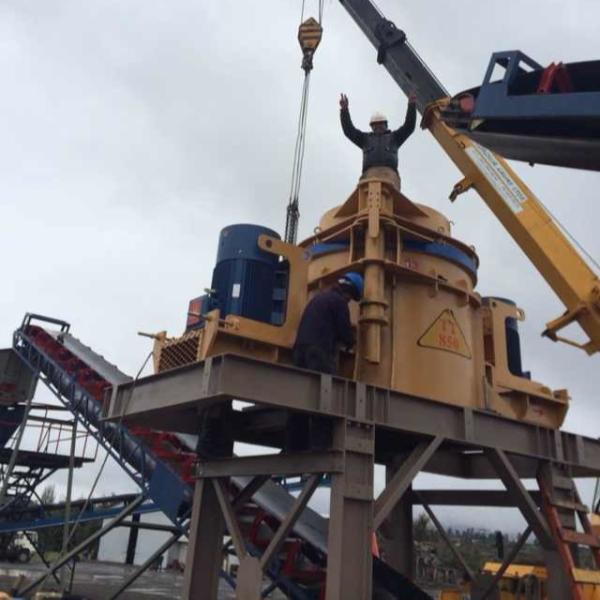 Buy cheap 5mm Feed VSI Crusher Machine Plant 1700rpm Calcite Stone Shaping from wholesalers