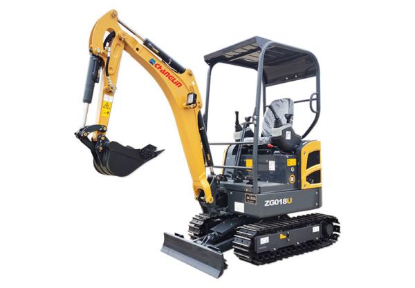 Buy cheap Yellow Mini Compact Excavator ZG018U Ergonomic Design With Spacious Driving Space from wholesalers