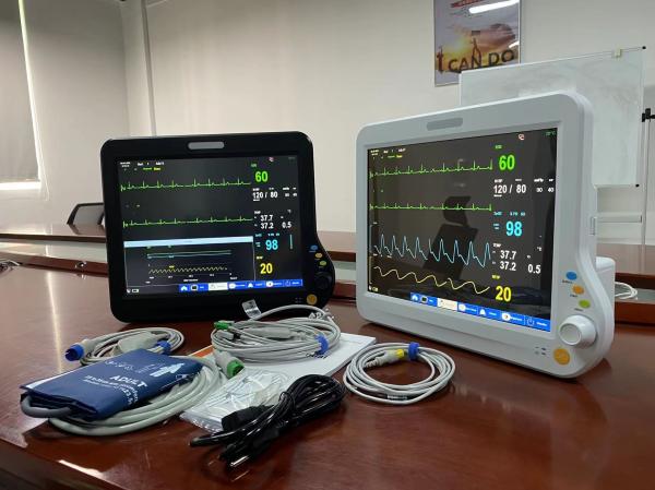 Buy cheap Multilingual Vital Parameter Monitor , Hospital Vitals Machine 15 Inch For Adult from wholesalers