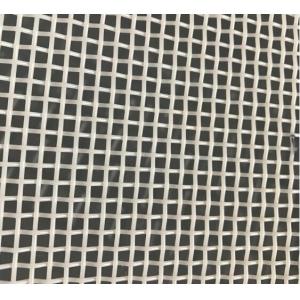 China White 3X3mm Polyester Plain Weave Mesh Belt , Edge Melting Treatment on sale