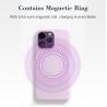 Buy cheap Soft Microfiber Lining Liquid Silicone Phone Case Strong Magnetic For IPhone from wholesalers
