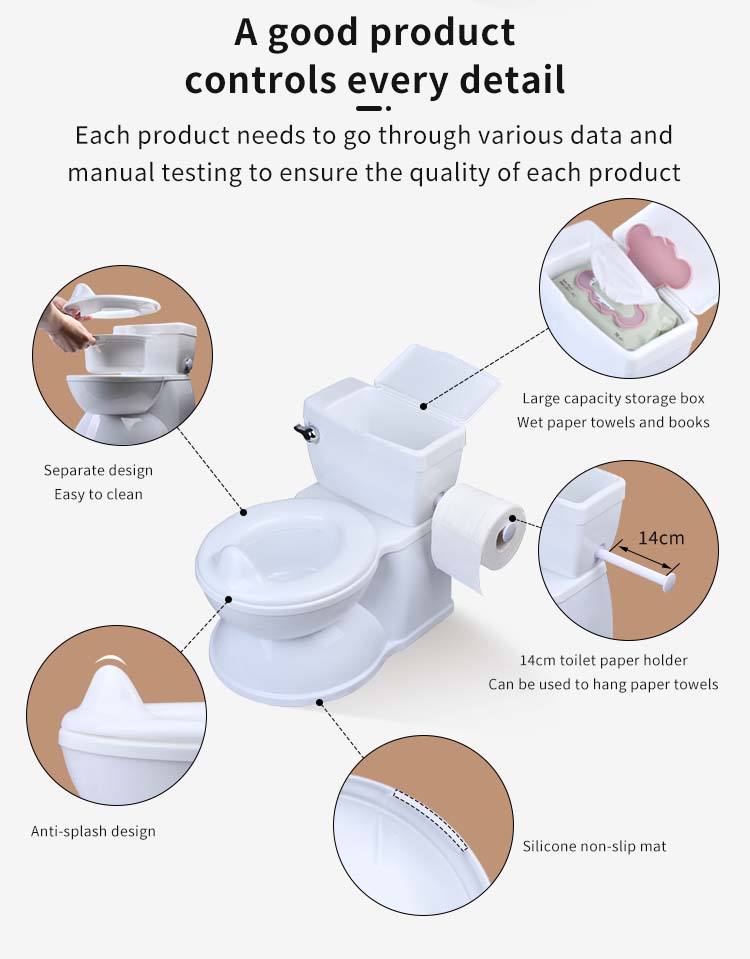 Custom Logo Baby Potty Toilet EN-71 Certified Purple Training Potty for Babies