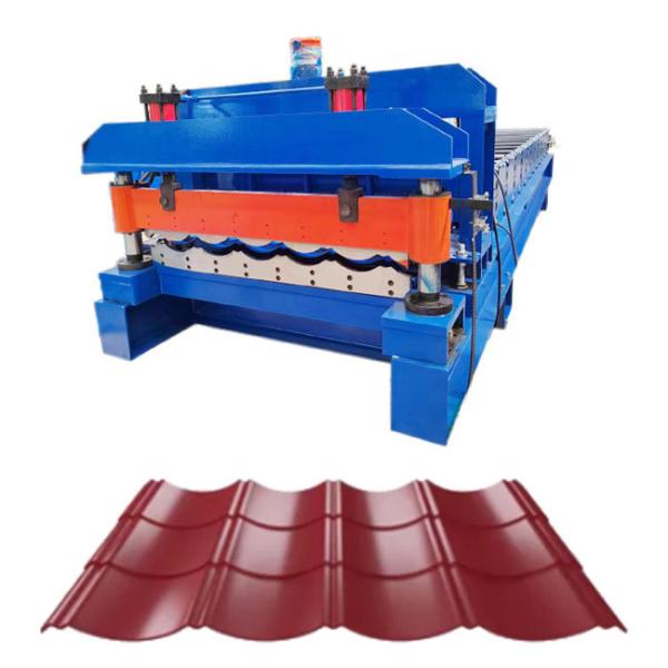 Buy cheap 3-5m/Min Steel Tile Roll Forming Machine 235Mpa Yield Strength from wholesalers