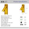 Buy cheap USB bed head wall light bedroom led bedside reading lamp hotel bedhead reading light by CNC from wholesalers