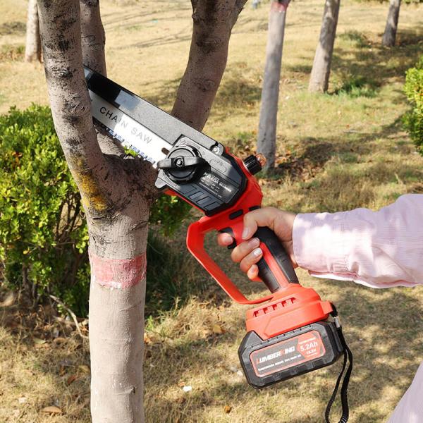 Buy cheap 24V Rechargeable MINI Electric Wood Cutting Lithium Chainsaw Bracket Adjustable Universal Chain Saw from wholesalers