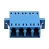 Buy cheap Blue LC To LC Coupler Single Mode Quad Fiber Adapter For FTTX from wholesalers