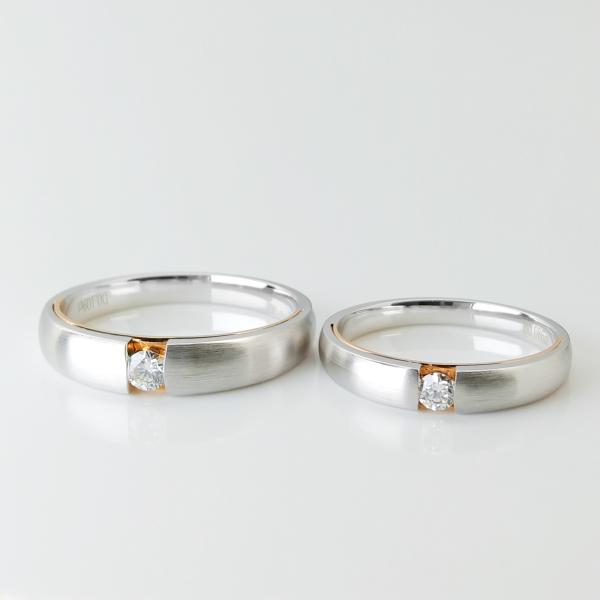 Buy cheap Simple Special Drawing Process 18K Gold 10g Wedding Pair Rings from wholesalers