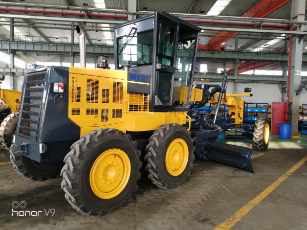 Buy cheap Hydraulic Brake System Heavy Equipment Motor Grader Mini For Road Construction from wholesalers