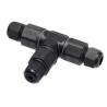 Buy cheap Contact Resistance 20mΩ Black Waterproof Cable Connector Effective Protection from wholesalers