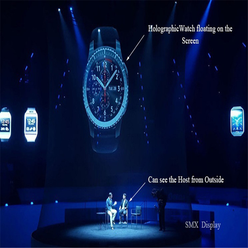 New Holo Gauze 3D Hologram Mesh Screen Holographic Projection Screens Used For Stage Wedding Exhibitions