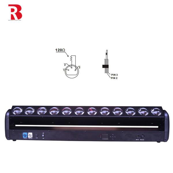 Buy cheap 12X30W RGBW 4 In 1 LED Moving Head Stage Light 210 Degree Movement For Discos from wholesalers