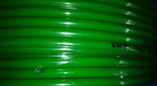 Buy cheap Industrial Transmission Polyurethane Round Belt PU Green , 8mm Diameter from wholesalers