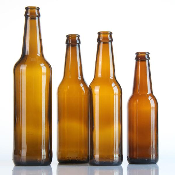Buy cheap High Quality 250ml 330ml Green Clear Beer Soda Glass Bottle with Aluminum Lid from wholesalers