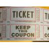 Buy cheap Blue Red Printed Thermal Ticket Party Department Admission Anti Ultraviolet from wholesalers