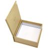 Buy cheap Fabric Linen Cloth Rigid Cardboard Gift Boxes Book Style CMYK Full Color Printing from wholesalers