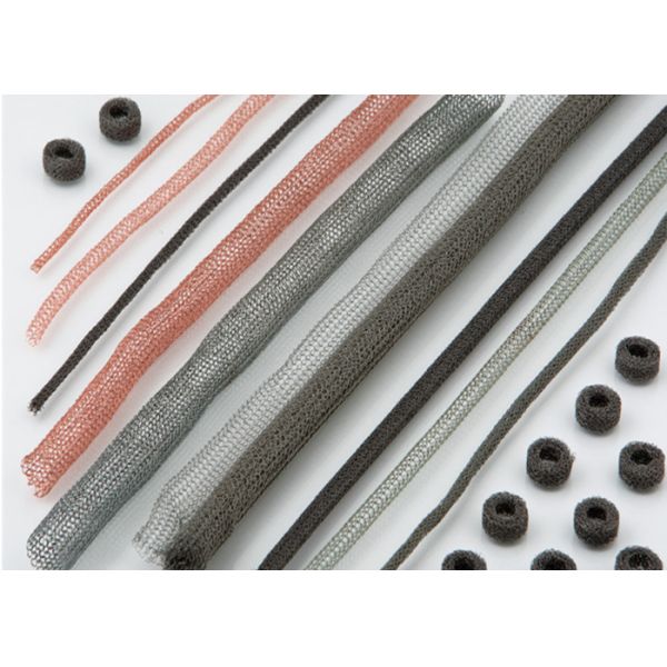 Stainless Steel Knitted Wire Mesh Tape 0.20mm 95% Filter For Catalytic Converter Mesh