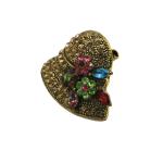 Cute Hat Shape Fashion Brooch Pin Vintage Gold For Women 2.5cm×3.5cm