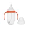 Buy cheap Double Handle Baby Silicone Feeding Set With Nipple Easy Cleaning At 110C-120C Temperature from wholesalers
