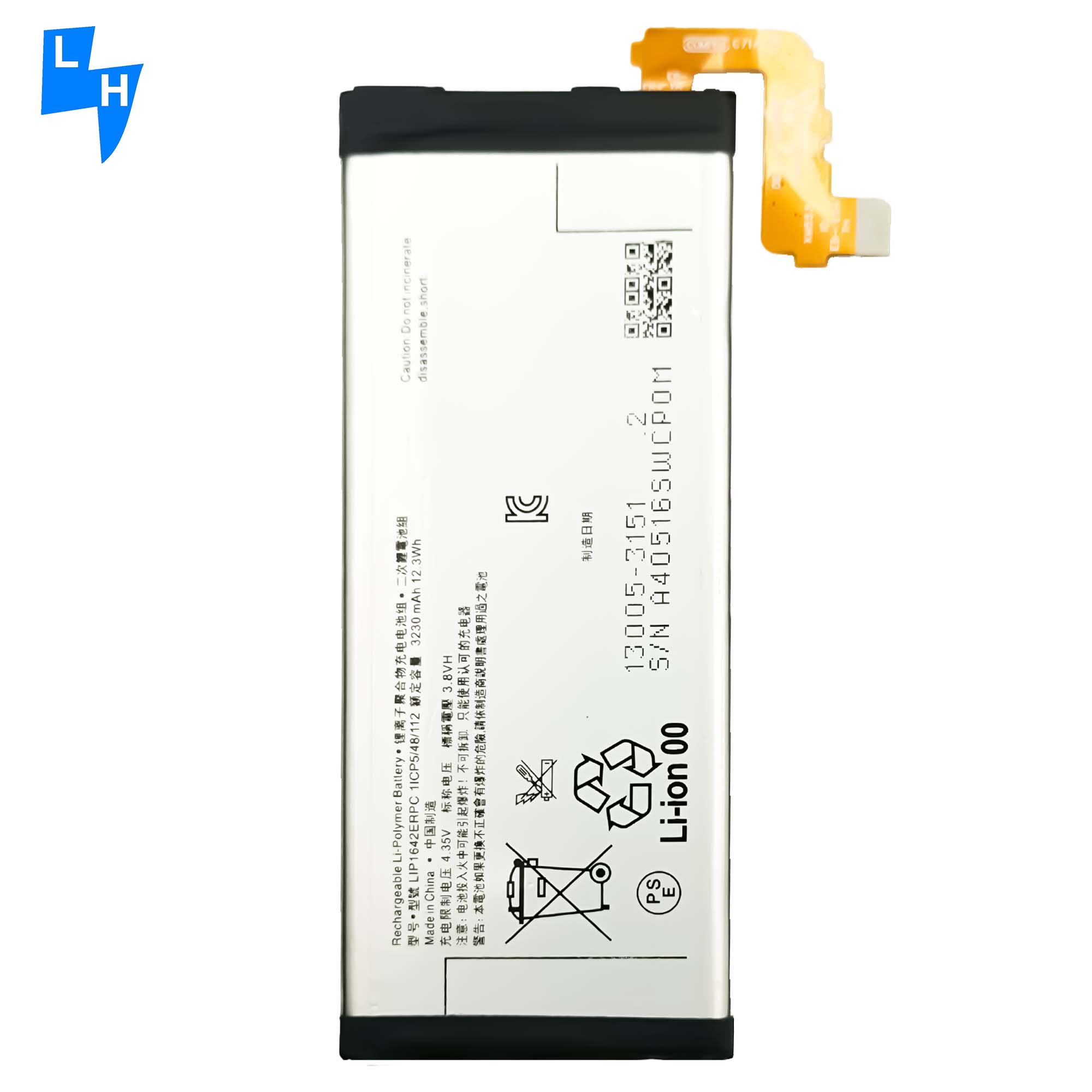 OEM 500PCS Replacement Battery for SONY XZ G8142 XZP G8141 LIP1642ERPC 3230mAh 3.8V