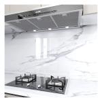 Modern White Marble Peel Off Wallpaper 60cm*10m Roll Size for Kitchen Modern