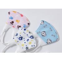 Buy cheap No Toxic Printed Pattern Earloop Childrens 3D Face Mask product