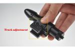 Tactical green beam laser sight with rail mount