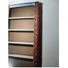 Buy cheap Top Genuine Leather Home Office Bookcase / Shelving Cabinet Solid Structure from wholesalers