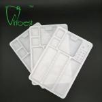 Large Division Dental Sterilization Products , 29.5x19.5cm dental plastic tray
