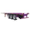 Buy cheap JOST 3 Axles Flatbed Truck Trailer 45 Ton 40 Feet Flatbed Trailer from wholesalers