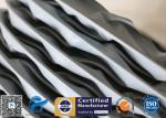 PVC Coated Fiberglass Fabric HAVC Flexible Air Duct 200MM Grey 260℃ Waterproof