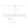 Buy cheap Stainless Steel Linear Shower Floor Drain Shower Channel Drain Outdoor Floor Drain Bathroom Floor Drain from wholesalers