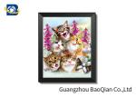 Home / Hotel Wall Photo 3D Effect Printing Lovely Cat / Dog Stereograph